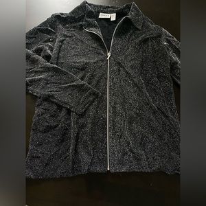 Vintage Glitter Bomber jacket